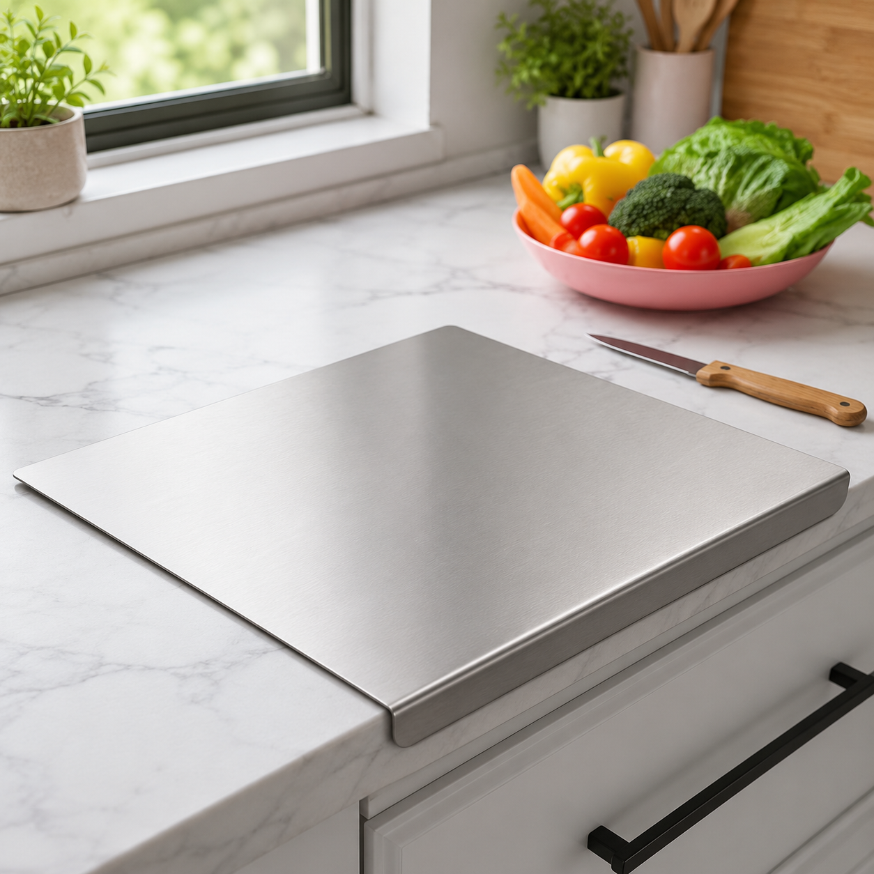 Stainless Steel Chopping Board — The Only Board Your Kitchen Needs