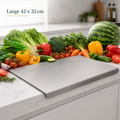 Stainless Steel Chopping Board — The Only Board Your Kitchen Needs